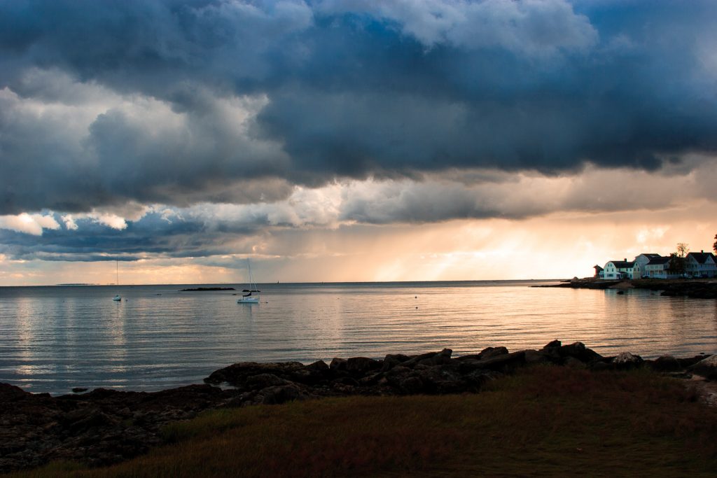 Storm over Long Island Sound